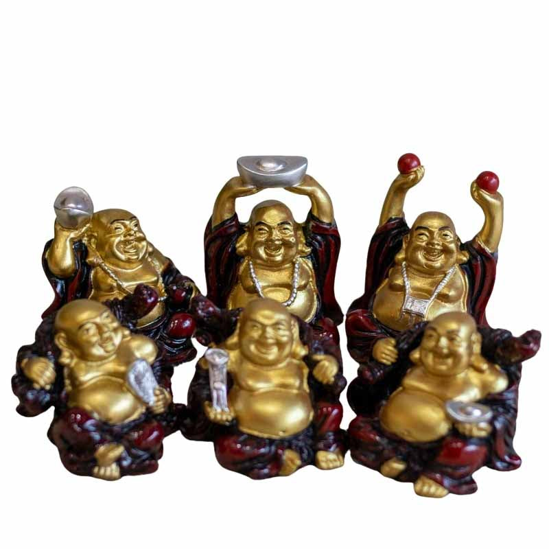 Enfeites / Amuletos Kit Prosperidade | Happy Buddha budismo,monge,oriental,unisex